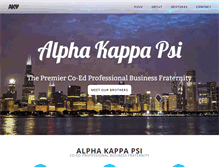 Tablet Screenshot of akpsiucsb.com